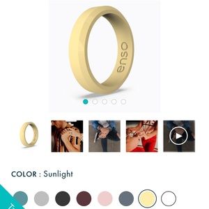 Enso Bevel Ring in Sunlight Size 5